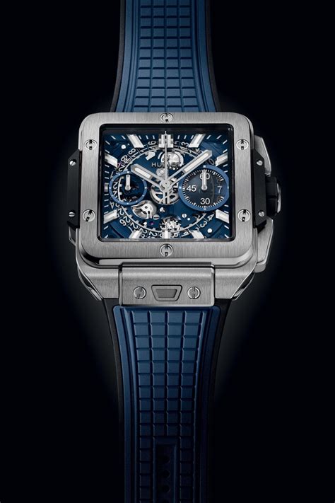 hublot square watch|Hublot square bang collection.